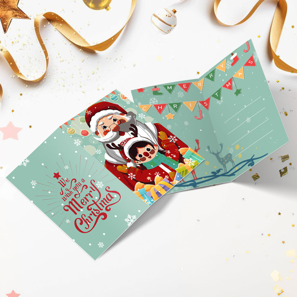 Paint by Numbers Christmas Card - Santa Collection (Set of 6)