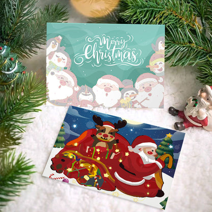 Paint by Numbers Christmas Card - Gifts Collection (Set of 6)