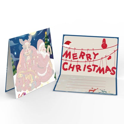 Paint by Numbers Christmas Card - Gifts Collection (Set of 6)