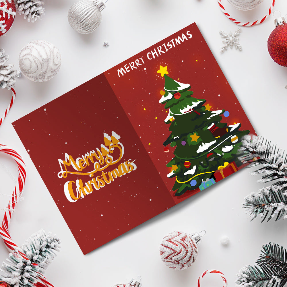 Paint by Numbers Christmas Card - Santa Collection (Set of 6)