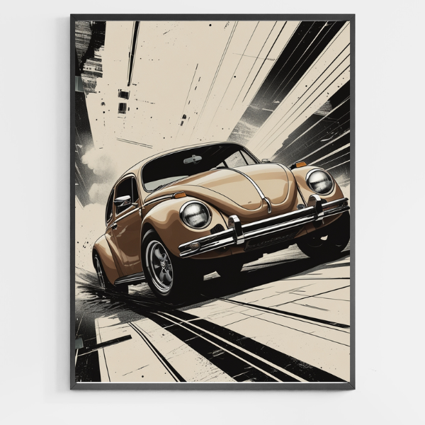 Retro Car - DIY Paint by Numbers