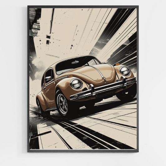 Retro Car - DIY Paint by Numbers