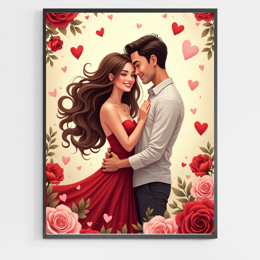 Valentine's Love - DIY Paint by Numbers