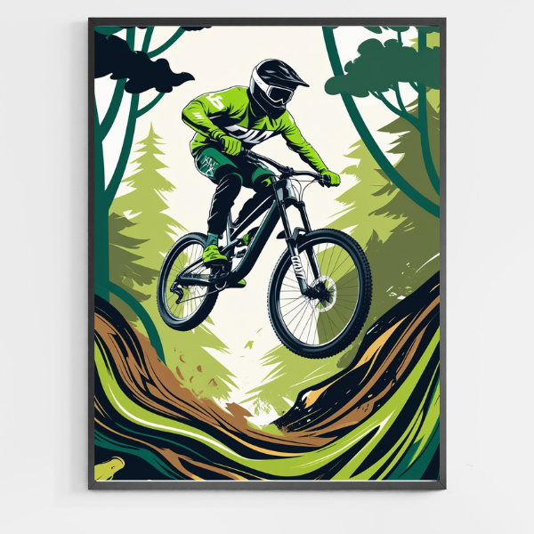 Cycling - DIY Paint by Numbers