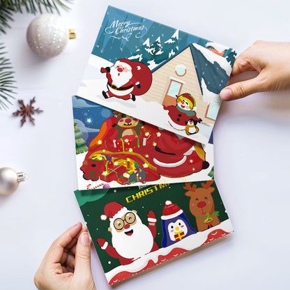 Paint by Numbers Christmas Card - Gifts Collection (Set of 6)