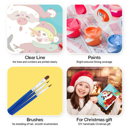 Paint by Numbers Christmas Card - Gifts Collection (Set of 6)