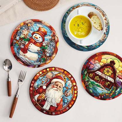 Paint By Numbers Placemats - Christmas Collection 1 (6 Pack, 20 cm Size)