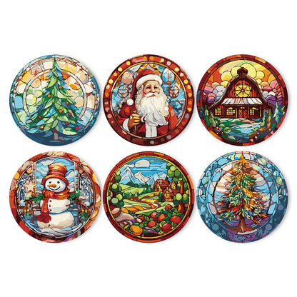Paint By Numbers Placemats - Christmas Collection 1 (6 Pack, 20 cm Size)
