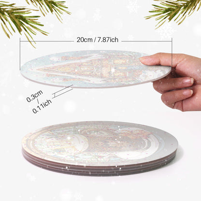 Paint By Numbers Placemats - Christmas Collection 2 (6 Pack, 20 cm Size)