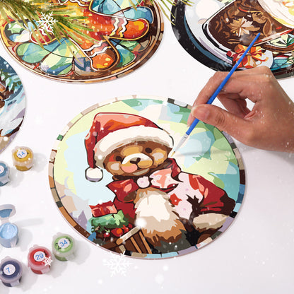 Paint By Numbers Placemats - Christmas Collection 2 (6 Pack, 20 cm Size)