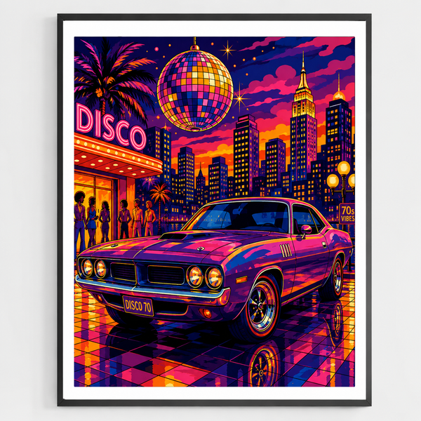 Disco Nights & City Lights - DIY Paint by Numbers