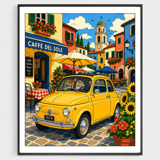 Mediterranean Café Classic - DIY Paint by Numbers