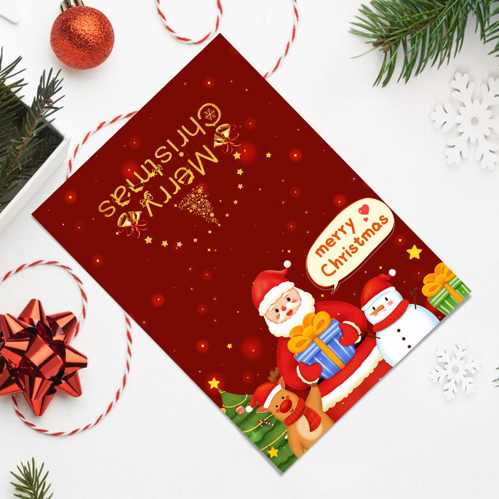 Paint by Numbers Christmas Card - Snowman Collection (Set of 6)