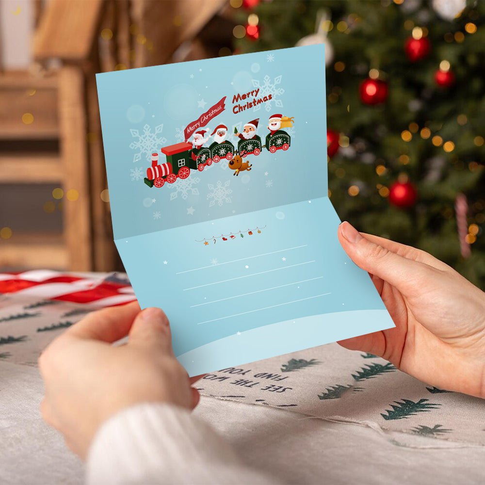 Paint by Numbers Christmas Card - Snowman Collection (Set of 6)