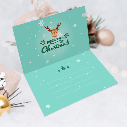 Paint by Numbers Christmas Card - Snowman Collection (Set of 6)