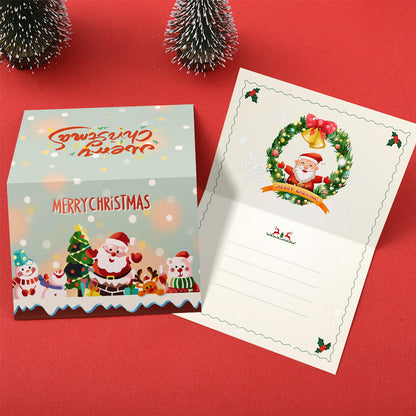 Paint by Numbers Christmas Card - Snow Collection (Set of 6)