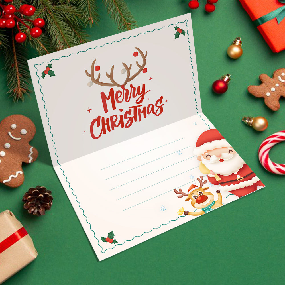 Paint by Numbers Christmas Card - Snow Collection (Set of 6)