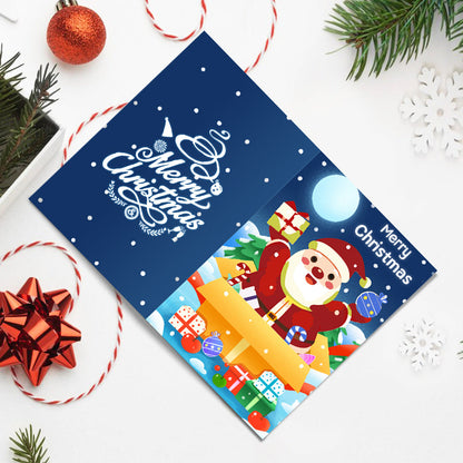 Paint by Numbers Christmas Card - Christmas Tree Collection (Set of 6)