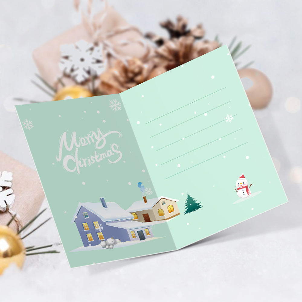 Paint by Numbers Christmas Card - Christmas Tree Collection (Set of 6)