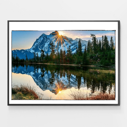 Lake Moraine - DIY Paint by Numbers