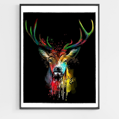 Colorful Chital - DIY Paint by Numbers