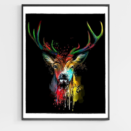 Colorful Chital - DIY Paint by Numbers